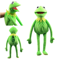 Kermit The Frog Plush Toys Hand Puppet Ventriloquism Performance Props Kermit Frogs Backpack Birthday Gifts