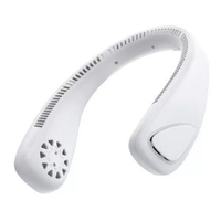 無葉掛脖風扇行動式運動掛脖風扇懶人掛脖小風扇usb充電