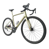 Customized Whole Sale 2022 Carbon Frame Set Road Bike 700c Dual Disc Brakes Hot Sales Racing Carbon Fiber Training Road Bike