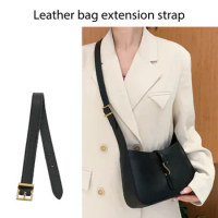 For YSL LE5A7 underarm bag transformation diagonal extension strap adjustable cowhide bag strap extension strap