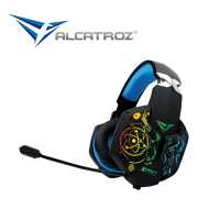 【Alcatroz】星際幻彩系列 電競耳機麥克風_HP7000X(酷炫節奏式變換電競耳機)