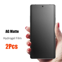 2PCS Matte Frosted Hydrogel Screen Protector for Motorola Moto Edge 40 40 Neo X40 G54 Protective Film with Tools
