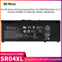 BK-Dbest SR04XL Laptop Battery for HP Omen 2018 Gaming Pavilion 15-CX0007NQ Omen 15 17 Pavilion POWER 15-CB012NL SR03XL