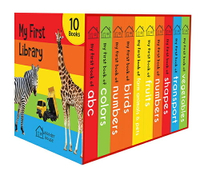 2021 美國暢銷書排行榜 My First Library : Boxset of 10 Board Books for Kids Board book – April 25, 2018