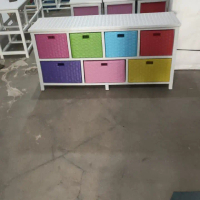 meja tv minimalis modern rotan sintetis