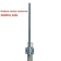 868MHz omni good signal high gain 8dBi fiberglass antenna 868MHz glider monitor aerial N female helium iot bobcat 300