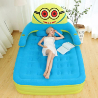 Cartoon mattress Inflated bed mattress Suitable for children adults tatami bed sofa bedroom Foldable bed easy to carry