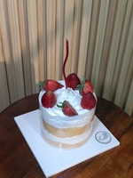 Korean Cake D8 Mini Cake Birthday Cake Kue Ulang Tahun Anak Dewasa Simple Kado Ultah 002