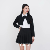 GRLV Evelyne Outer set inner | Outer Cropped Wanita Casual Stylish Free Inner