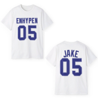 2025 New  T-Shirt LZ59 Enhypen Jake 05 baseball jersey number KPOP Cosplay clothing 3D summer T-shir