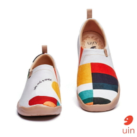 【uin】西班牙原創設計-延伸彩繪休閒女鞋W1109376(親子女段)