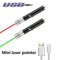 USB rechargeable red green laser pointer high-power laser pointer 711 532nm continuous tracking laser equipment
