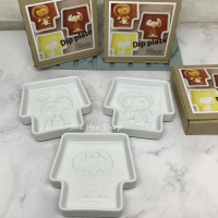 日本製 PEANUTS 史努比 房屋造型陶瓷醬料碟子｜小鶴日貨