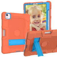 Heavy Armor Shochproof Kids Silicone Cover case for iPad 11" 2018 2019 air4 Tablet Funda Capa for ipad 11 air4 With Pen Slot