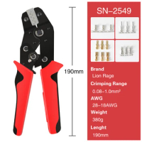 Crimper Pliers Hand Tools Professional Rj45 Crimping Pliers Clamp Crimping Tool Electrical Terminals Electrician Terminal SN2549