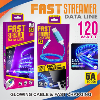 Kabel data Lampu disco/ Kabel Data SILICON 120W LED LAMPU DISCO Plat Alloy Super Fast Charging Qualc