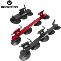 ROCKBROS Bike Rack For Car Carrier Bicycle Suction Cups Roof-Top Trunk Bike Roof Holder Quick MTB Mountain Road Bike Accessory