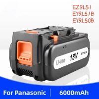 6000mAh For Panasonic 18V EZ7450 EZ7550 EZ7551 EZ7950 EZ9L50 EZ9L51 EZ9L54 EY9L50B EY9L51 EY9L54 FMC688L Power tool battery