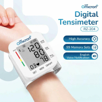 TaffOmicron Tensimeter Digital Pengukur Tekanan Darah Wrist Monitor Bahasa Inggris - RZ-204