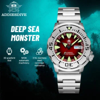 Addies Dive AD2103 Brand 42MM Men NH36 Dive Watches with Week Steel Bezel watch captain willard Men's monster watch