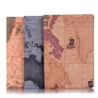Coque For Samsung Tab S5e 10.5" Map Pattern PU Leather Case For Samsung Galaxy Tab S5e 10.5 inch T720 T725 Cover Cases SM-T720