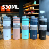 530ML Tyeso Thermal Water Bottle Stainless Steel Coffee Thermal Mug Vacuum Flask Insulated Sport Travel Thermos Cup Kettle