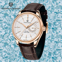 Pagani Design New VH65 Top Brand Men's 200m Waterproof Clock Sapphire Leather Mechanical Second Walking Quartz Watch limited