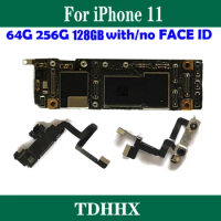Main Logic Board Full Chips Working for iPhone 11 Motherboard 64GB 128GB 256GB Support Update GoodTested ForiPhone11 NO Icloud