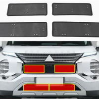 For Mitsubishi Outlander 2022 2023 2024 Car Middle Insect Screening Mesh Grill Insert Net Anti-mosquito Dust Car Accessories