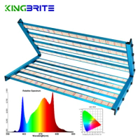 KingBrite King Brite Kingbright 800W LED Grow Light LM281B/LM301H+660nm+730nm UV IR+Blue 460nm Quantum Bar