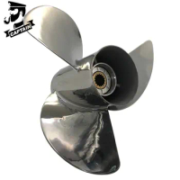 Captain Propeller 13 1/2x15 Fit Mercury Outboard Engines 40HP 50HP 70HP 75HP Stainless Steel 15 Tooth Spline RH 48-854354A46