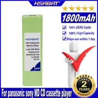 HSABAT 7/5F6 67F6 1800mAh Battery 1.2V ni-mh 7/5 F6 cell for panasonic for sony MD CD cassette player Batteries