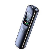 Car Breathalyzer Digital Wine Breath Tester Alcohol Tester Rechargeable Alcohol Detector Color Screen Professional