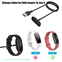 1m USB Charging Cable For Fitbit Inspire 2 ACE 3 Charger Wristband Power Cord Wire Charging Dock For Fitbit Inspire2