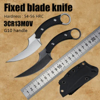 3Cr13MoV Tactical Camping Knife Csgo Outdoor EDC Hand Tools Fixed Blade Knife Utility