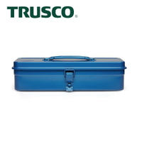 【Trusco】經典單層工具箱（中）-鐵藍 T-320