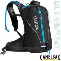 【美國 CAMELBAK】Octane 16X 可擴充多功運動背包13L(附3L水袋)水袋背包/馬拉松.三鐵_11390 黑/天藍