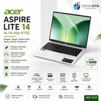 PROMO LAPTOP Acer Aspire Lite AL14-45P-R1SC Amd Ryzen 3 SSD 1TB RAM 32GB 14.0" WUXGA IPS Amd Radeon 