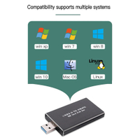 Mini SSD Case MSATA To USB 3.0 Hard Drive Case MSATA USB Adapter External Solid State Disk รองรับ30*3050 MSATA SSD Hard Disk