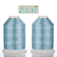 Simthread Variegated Colors Embroidery Machine Thread 40WT 1000 Yards/spool