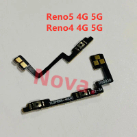 Butang kelantangan kuasa untuk Oppo Reno5, 4G, 5G, Reno4, 4, 5, suis kekunci sisi, kabel fleksibel,