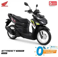 New Honda Vario 125 Street CBS ISS Sepeda Motor Vario Street 125 Black White Bandung