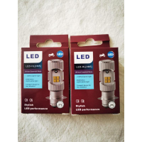 ของแท้100% ไฟหน้า LED หลอดไฟ แป้นเล็กT19 12V DC 6W แสงขาว สว่างเพิ่ม 100% LED มอเตอร์ไซค์ [M5]MIO (1