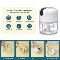 Food Chopper Blender Bumbu dan Daging Blender MPASI
