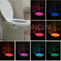 Smart PIR Motion Sensor Night Light Toilet Light Waterproof Toilet Seat For Toilet Bowl Backlight WC Lighting LED Luminaria Lamp