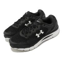 【UNDER ARMOUR】慢跑鞋 Charged Intake 5 黑 白 女鞋 透氣 緩震 運動鞋 UA(3023564001)