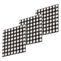 Panel matriks LED, modul CJMCU-8X8, Serasi dengan Arduino dan Raspberry Pi, 3 x U 64