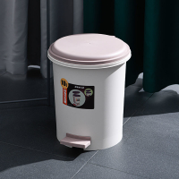 腳踩帶蓋垃圾桶家用腳踏式衛生間廚房客廳垃圾筒圓有蓋大號帶內桶