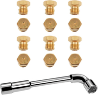 Range Stove Oven Orifice Conversion Kit Propane Lp Natural Gas Brass Jet Burner NozzleGrill LP Gas C