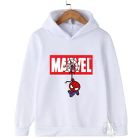 Kids superhero Spider-Man Hoodie Baby Boys Girls Anime print fashion Sportswear Fall Clothing Brother hoodie casual top